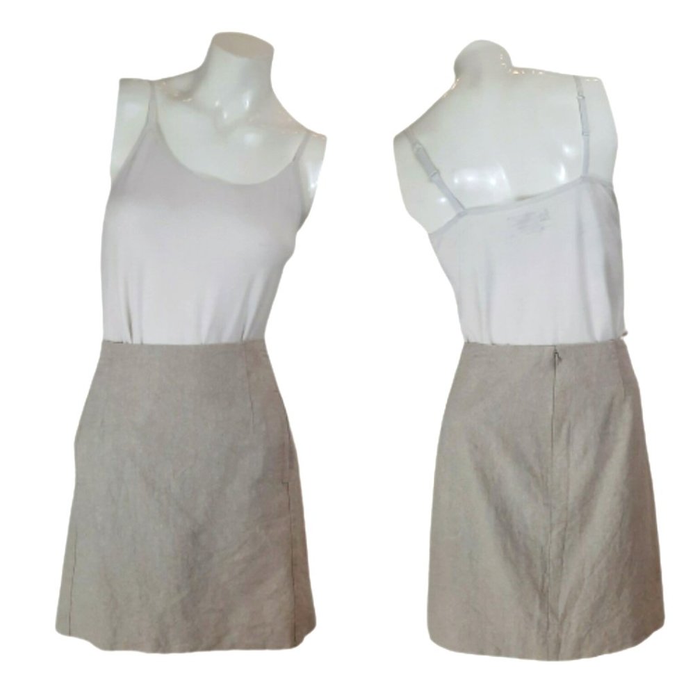 Banana Republic Linen Pencil Skirt w/ Pockets